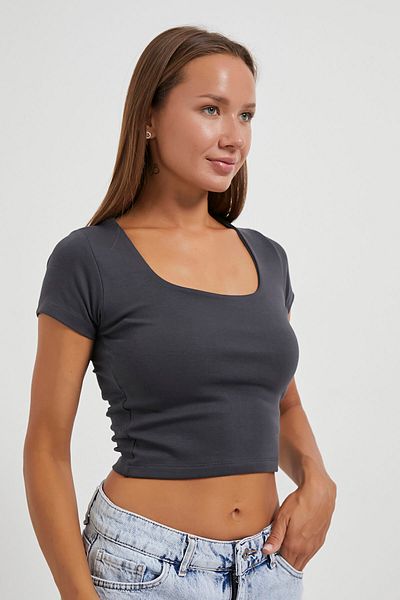 Arma Life Tricou cu mânecă scurtă cu guler pătrat