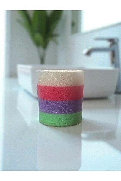 Tpm Colorful 4-Piece Bath Sponge