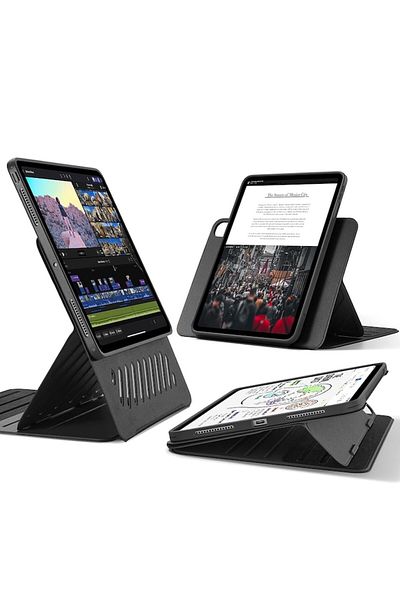 SOL Husă de înaltă protecție pentru iPad Pro 13 2024, X54, plastic termorezistent, culoare închisă intensă