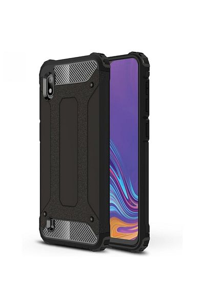 SOL Protective Case for Samsung Galaxy A10, Protect, V42, Hard Plastic, Intense Dark