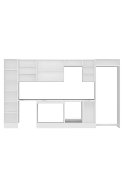 Alvinka 375X222 Cm High Gloss Mutfak Dolabı Mbb-E90B45S40-3