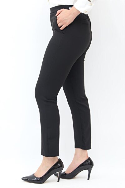 Armine Beli Sim Detaylı Pantolon 25YT227 - Siyah