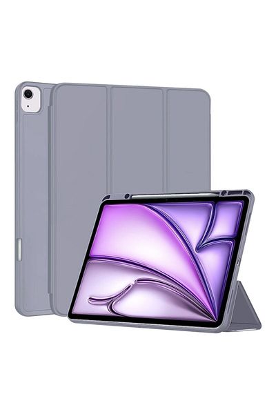 Rao Case compatible with iPad Air 13 2024, Flex Trifold, M33, TPU, Purple