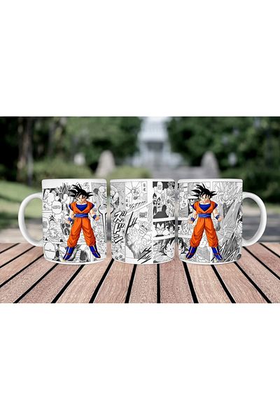 Touz Moda Anime Dragon Ball Detailed White Mug Cup