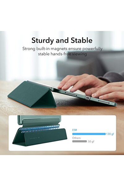 SOL Husă de protecție pentru iPad 10 2022 10.9, Protect, C61, piele, verde pădure