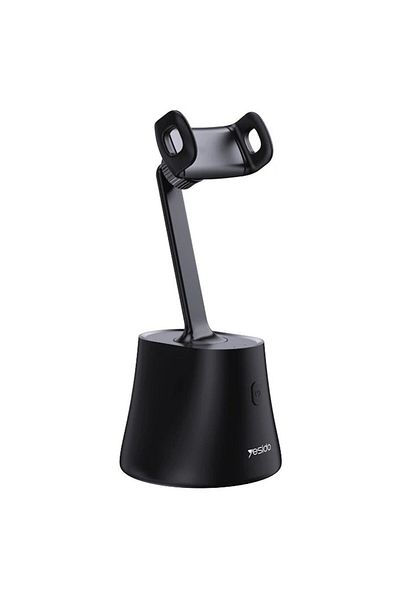 SOL Selfie Stick Rotativ cu Suport Office, Gadget, J50, Siliciu, Intense Dark