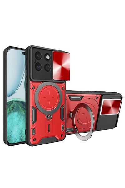 SOL Husa pentru Honor X8c, S57, Policarbonat, Red