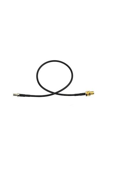 dalip Adaptor cablu pentru modem sau antenă, SMA mamă la TS9, 15 cm, Negru