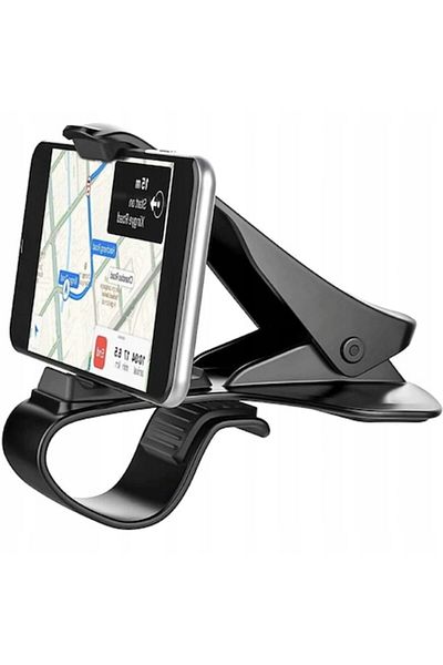 dalip Suport auto universal pentru telefon cu suport pentru orificiul de ventilație sau pentru bord, negru