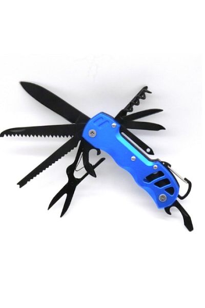 dalip Multifunctional Tool for Hunting or Camping, 13 in 1, 9.5cm, Blue