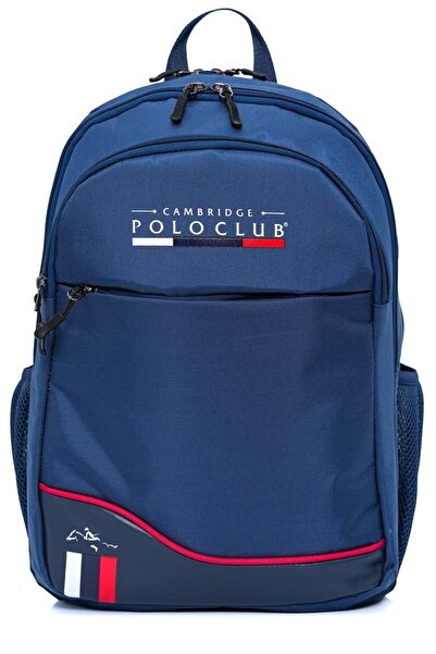 Cambridge Polo Club Unisex Şık Çok Gözlü Günlük Sırt Çantası - Okul Çantası L...