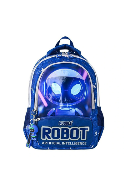 Mikro MUGGLE MU-5904 ROBOT 3 BÖLMELİ SIRT ÇANTASI