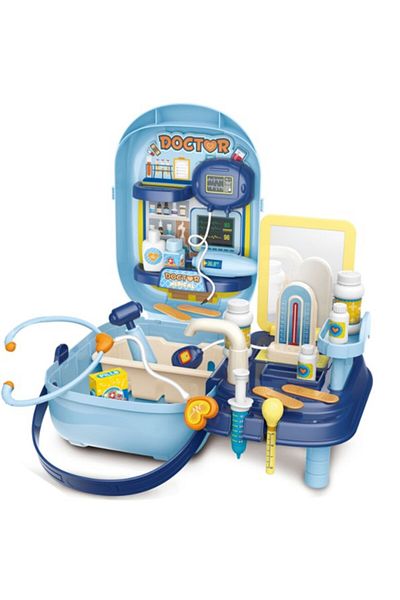 İSP Set de Joaca pentru Copii "Likesmart Doctor Case", 34 Piese, stetoscop, seringa, termometru, med