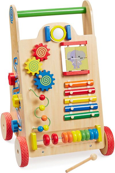 İSP WoodWalker for Children, Wooden, 3 in 1, with Multiple Types of Play and