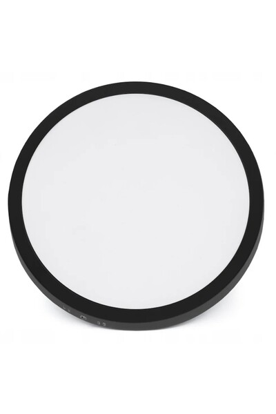 dalip Plafoniera LED rotunda, 18W, 3000K, 1650lm, 21.3cm diametru, lumina calda, Negru