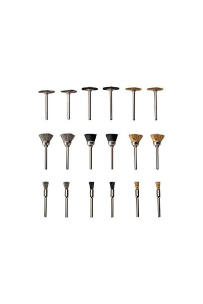 Dalip Baby Πολυλειτουργικό Σετ Βουρτσών Νάιλον για Τριβεία, 18 Τεμάχια, Πολύχ...