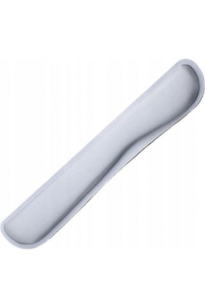 UIQ Pad pentru încheietura mâinii, formă ergonomică, 46x8.5 cm, Alb