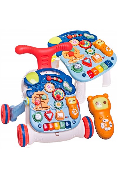 İSP Antemergator Interactiv 5 in 1, cu masuta interactiva detasabila, Lumini si Sunete, Multiple Moduri