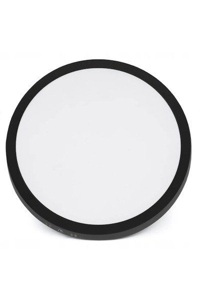 dalip Plafoniera LED rotunda, 18W, 3000K, 1650lm, 21.3cm diametru, lumina calda, Negru
