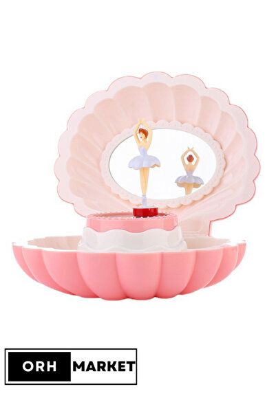 ORH Market Hareketli Balerinli İstiridye Kabuk Tasarımlı Hediyelik Takı ve Mü...