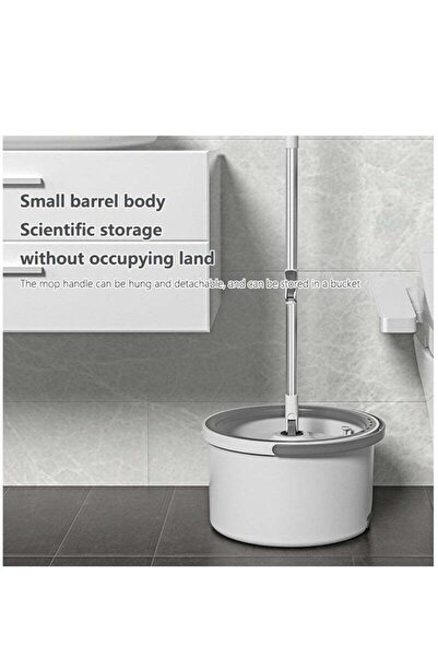 Yelajoy Spin Mop and Bucket Set,180° Rotating Mop Head Wet and Dry Use,for Hardwood and Tile of room