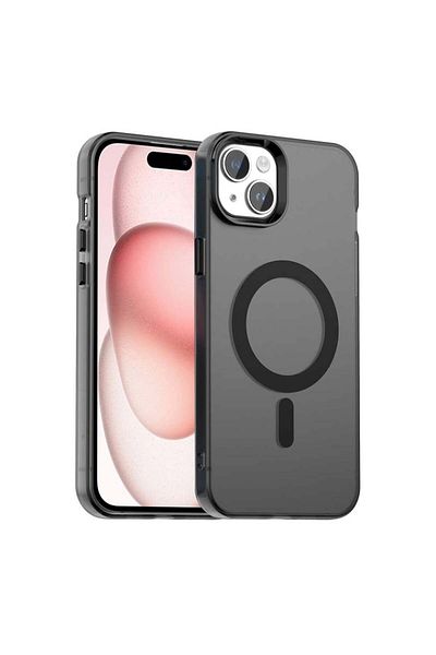 SKYDDAR INNOVATION Case for iPhone 15 Plus, CandyCase, Magsafe, sticker set, Black