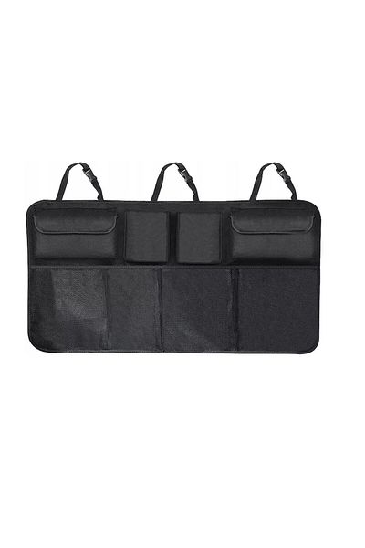 dalip Organizator portbagaj auto, atașabil la tetiere, 88x48cm, negru