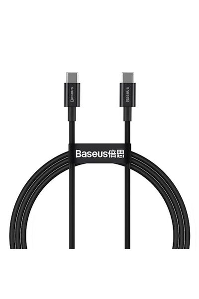 Baseus Superior Fast Charging USB Type-C to USB Type-C 100W Cable 1m Black