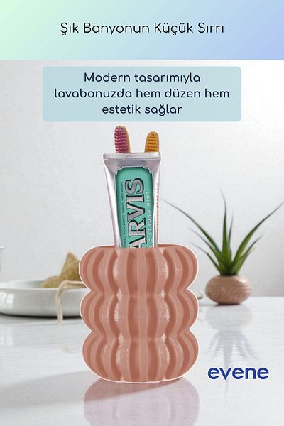 Evene Θήκη οδοντόβουρτσας Βάση οδοντόβουρτσας Βάση οδοντόβουρτσας Salmon Color Model 75