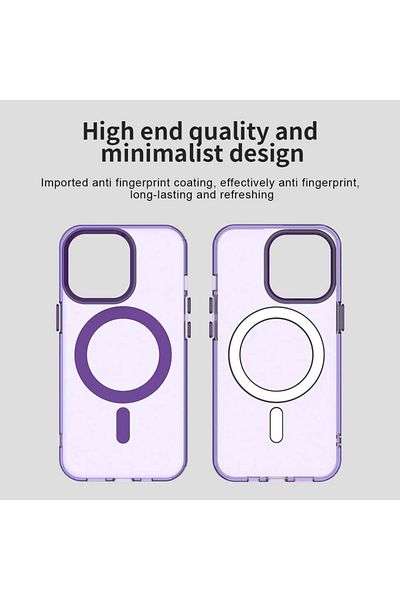 SKYDDAR INNOVATION Case for iPhone 14 Pro, CandyCase, Magsafe, sticker set, Purple