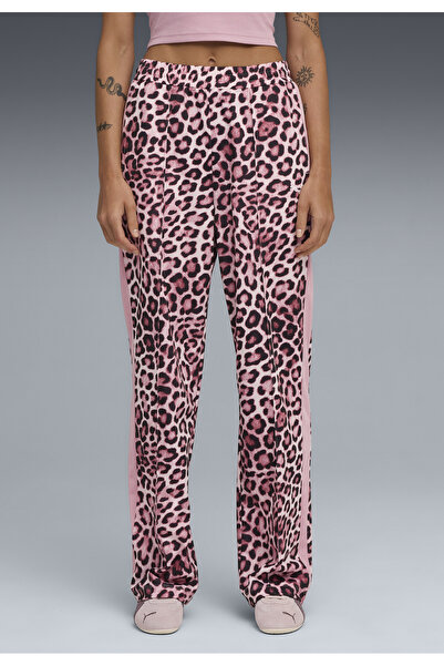 Puma T7 LEO LUXE Παντελόνι με Στάμπα σε Ίσια Γραμμή, Γυναικείο