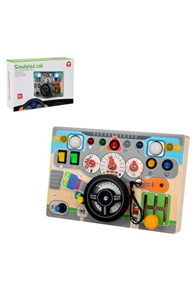 LEBLOU Tablă de bord Busy cu volan, lumini și sunete