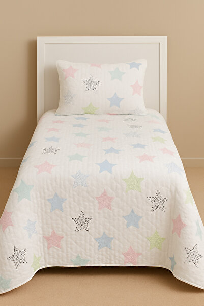 Patiska genç seri desenli yatak örtüsü tek kişilik 4 mevsim yatak örtüsü