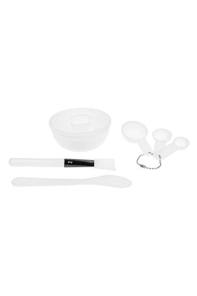 dalip Set accesorii pentru aplicat masca faciala sau creme, Alb