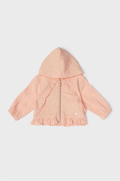 Layette Baby Girl Salmon Tracksuit Top