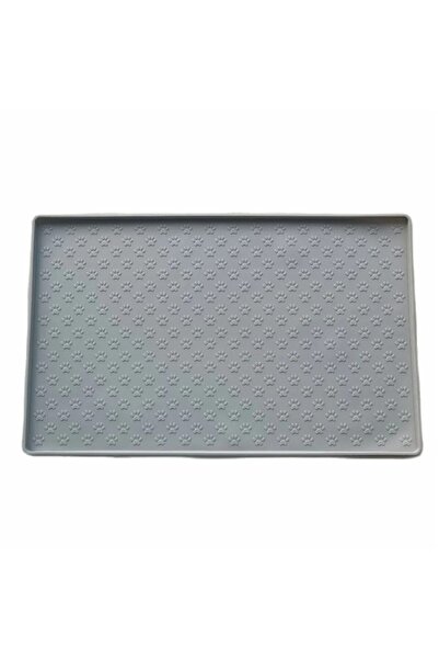 onix Covoras Mare Boluri Animale Onix, 49x31Cm, Cauciuc, Gri. Antiderapant, Protectie Podea