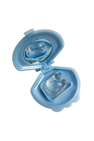 dalip Clips pentru nas, anti sforait, cutie de depozitare cu oglinda, plastic, Albastru