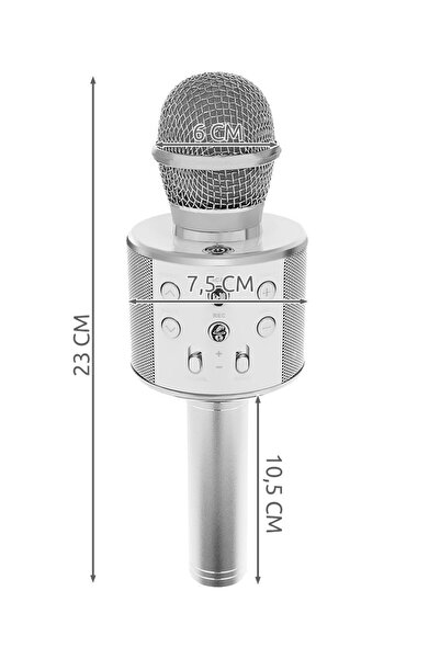 İSP Microfon Karaoke pentru Copii "LikeSmart Karaoke Singer", Boxa Bluetooth, Karaoke, Audio, Inregistra