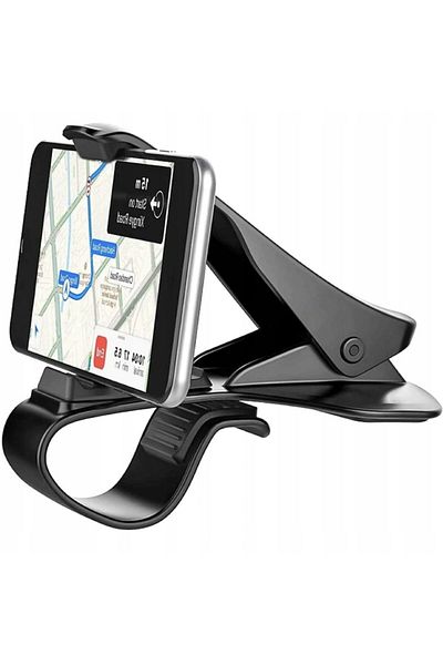 dalip Suport auto universal pentru telefon cu suport pentru orificiul de ventilație sau pentru bord, negru