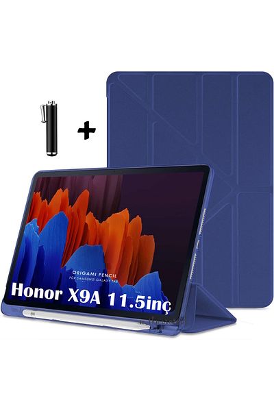 m.tk moveteck حافظة Honor Pad X9a مقاس 11.5 بوصة مع حامل قابل للطي وغطاء ذكي من السيليكون الناعم الواقي