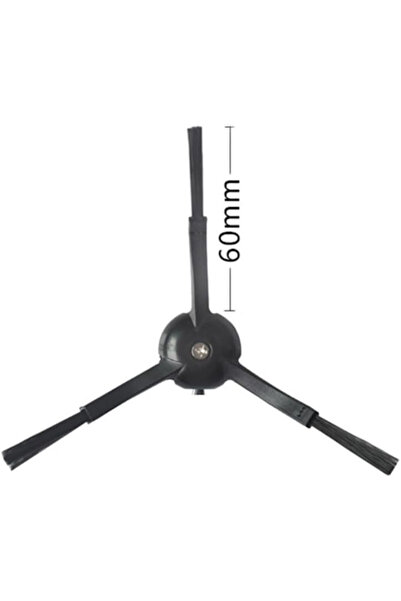 RotRever Σετ ανταλλακτικών για την πλαϊνή βούρτσα, φίλτρο Hepa, σφουγγαρίστρα σφουγγαρίστρας Roborock Q8 Max, Q8 Max Plus, Μαύρο 6 τεμάχια