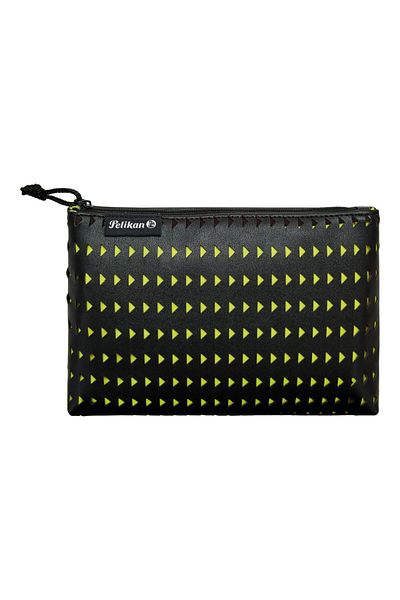 Pelikan Pencil Case Etui Lasercut, Color Black/Yellow, Material Fabric, Dimensions 16x3.5x21.5 cm
