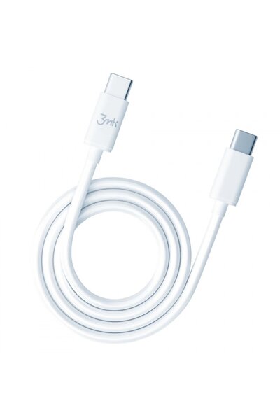 dalip Cablu de date și încărcare USB Type-C la USB Type-C, 100W, încărcare rapidă, 2m, alb