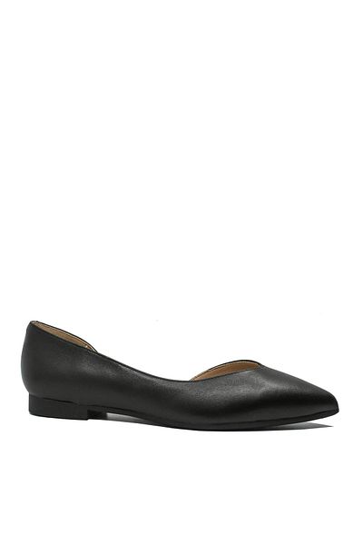 PASS Collection Ballerinas Pass Collection with cutout, black leather