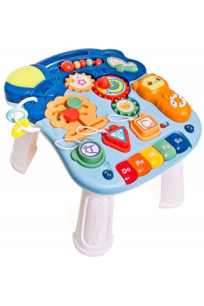 İSP Antemergator Interactiv 5 in 1, cu masuta interactiva detasabila, Lumini si Sunete, Multiple Moduri
