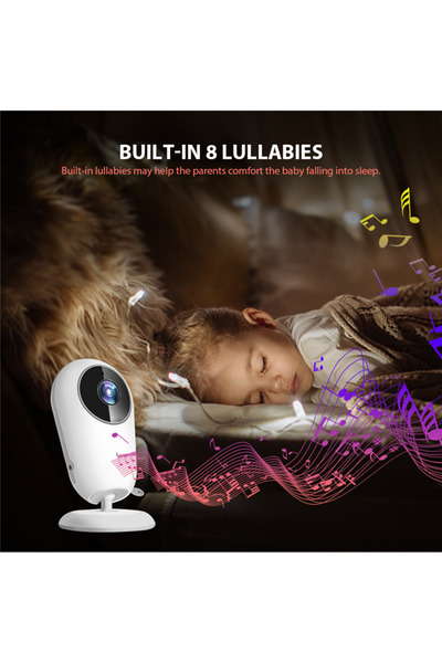 LikeSmart Baby Monitor and Wireless Audio-Video Camera for Baby Surveillance, BabyCare, HD Screen X