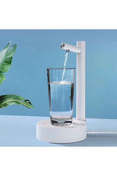 COOYA Desktop Water Dispenser for 5 Gallon,Portable Electric Water Pump,Rechargeable Countertop Water Pump