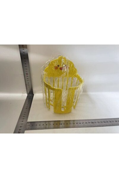 Camy Towel Storage Box, Plastic, Duck Design, Wall-Mountable, Yellow