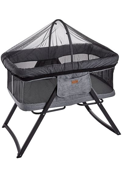 LikeSmart Patut pliabil pentru Nou Nascuti "ISP Folding Bed", Arcada Jucarii, fara margini ascutite,