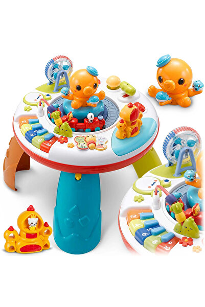 İSP Masuta interactiva bebelusi 9 in 1, "LikeSmart Parc de Distractii", cu lu...